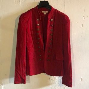 Red Blazer with buttons size L